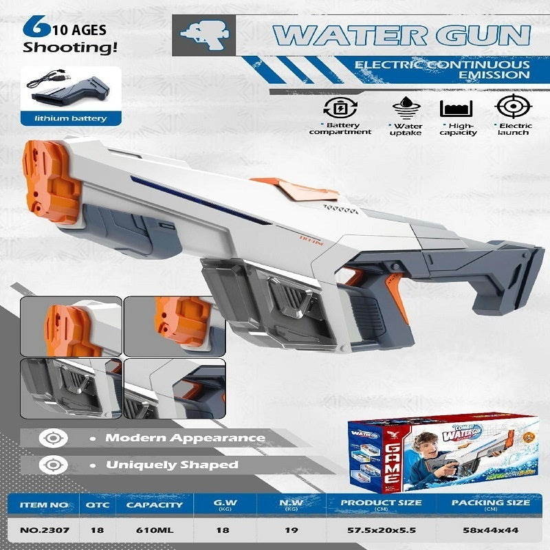 AMT One-Click Water Gun Toy with Large Capacity and Long Rang