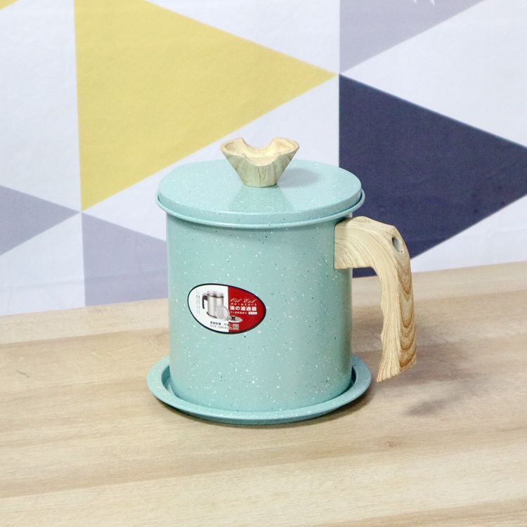 Japanese-style Household Stainless Steel Filter Mesh With Cover Oil Filter Appliance