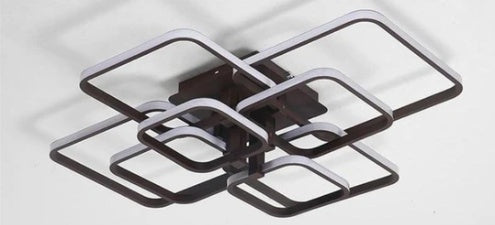 Modern Square Table Lamp for Living Room, Bedroom, Dining