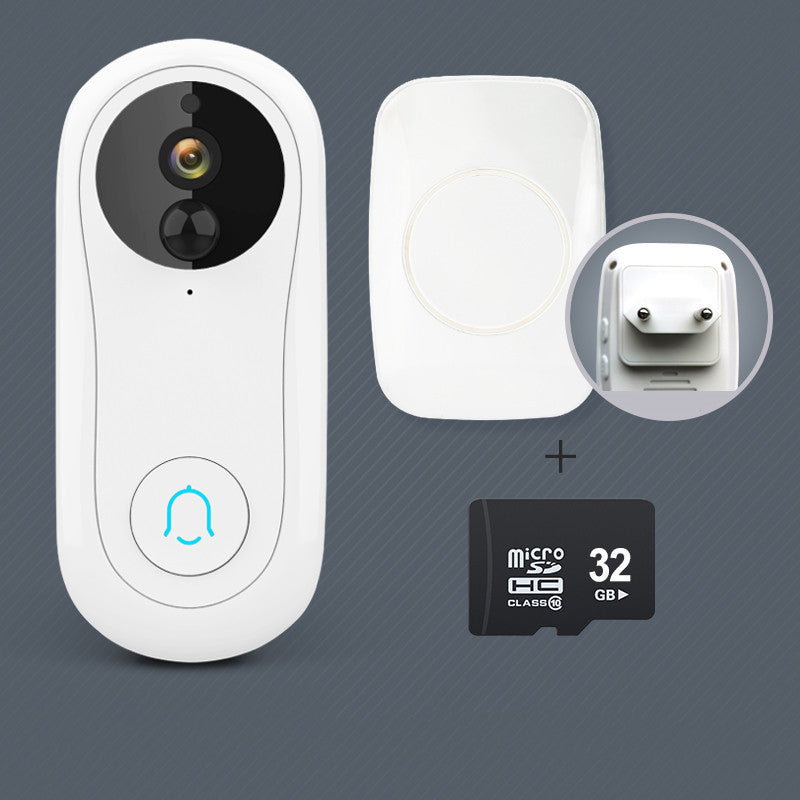 Wireless Smart Video Doorbell with Camera and Mobile App
