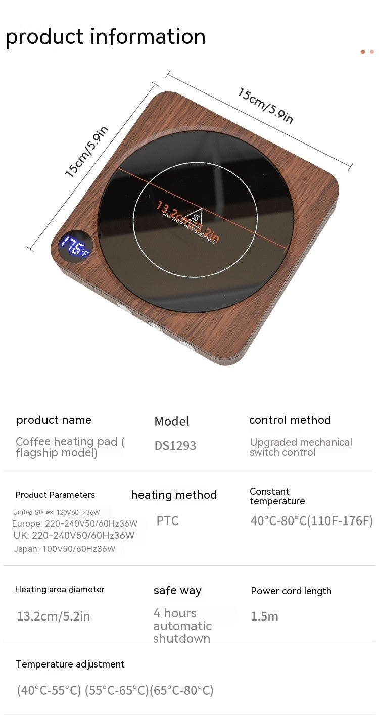 High Temperature Coffee Heating Mat Fabulous Thermal Appliance