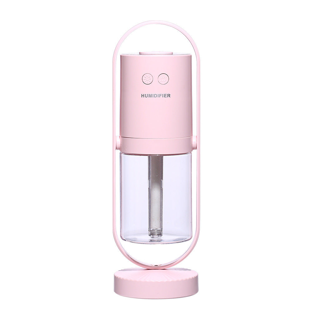 Magic Shadow USB Air Humidifier with Projection Night Lights, Ultrasonic Car Mist Maker, and Mini Office Air Purifier