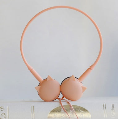 Cute Cat Stereo Earphones