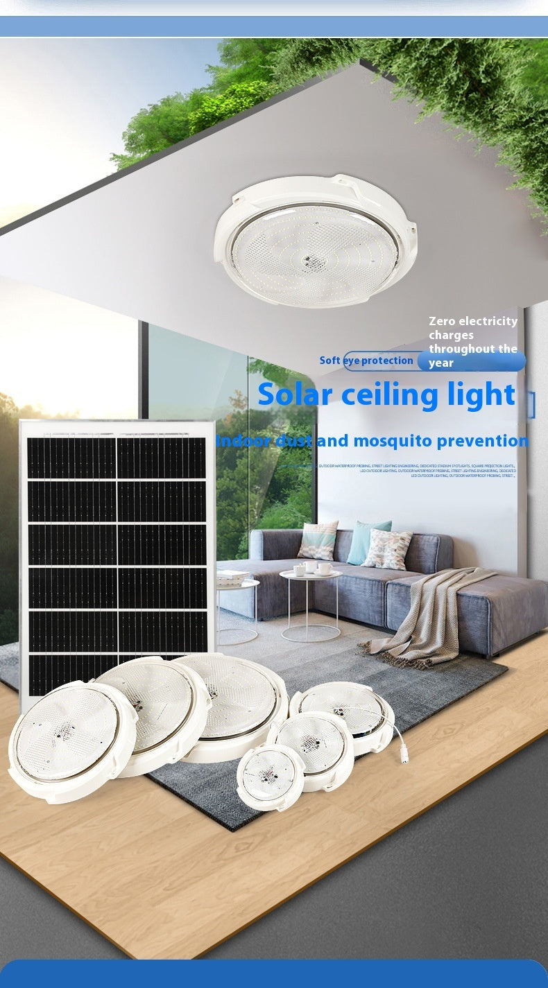 Solar Ceiling Lamp LED Indoor And Outdoor Lighting