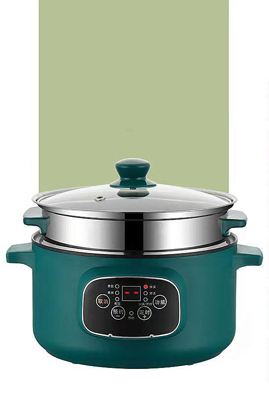 Electric Frying Pan, Household Dormitory Electric Steamer, Porridge Cooking