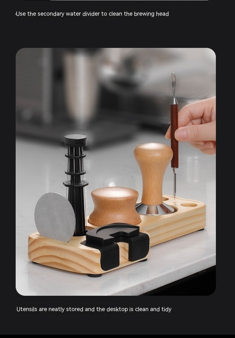 Universal Beech Coffee Press Base Handle Matching Appliance