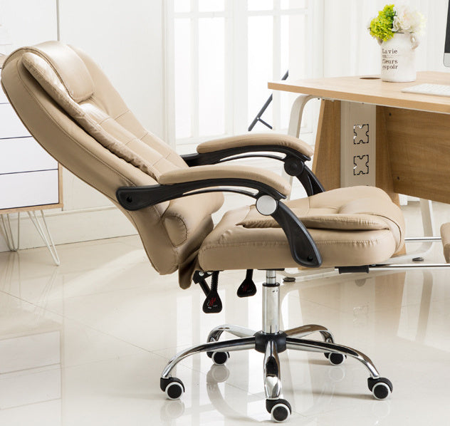 Ergonomic Office Chair Recliner with Lift and Swivel Function for Home and Computer Use