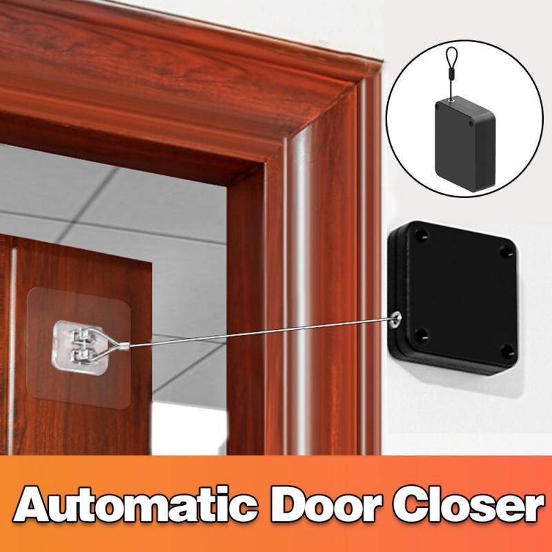 Automatic Electric Sensor Door Closer with Adjustable Speed and Punch-free Installation