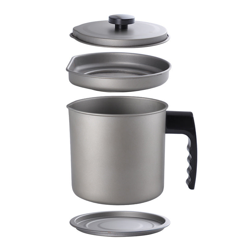 Japanese-style Household Stainless Steel Filter Mesh With Cover Oil Filter Appliance