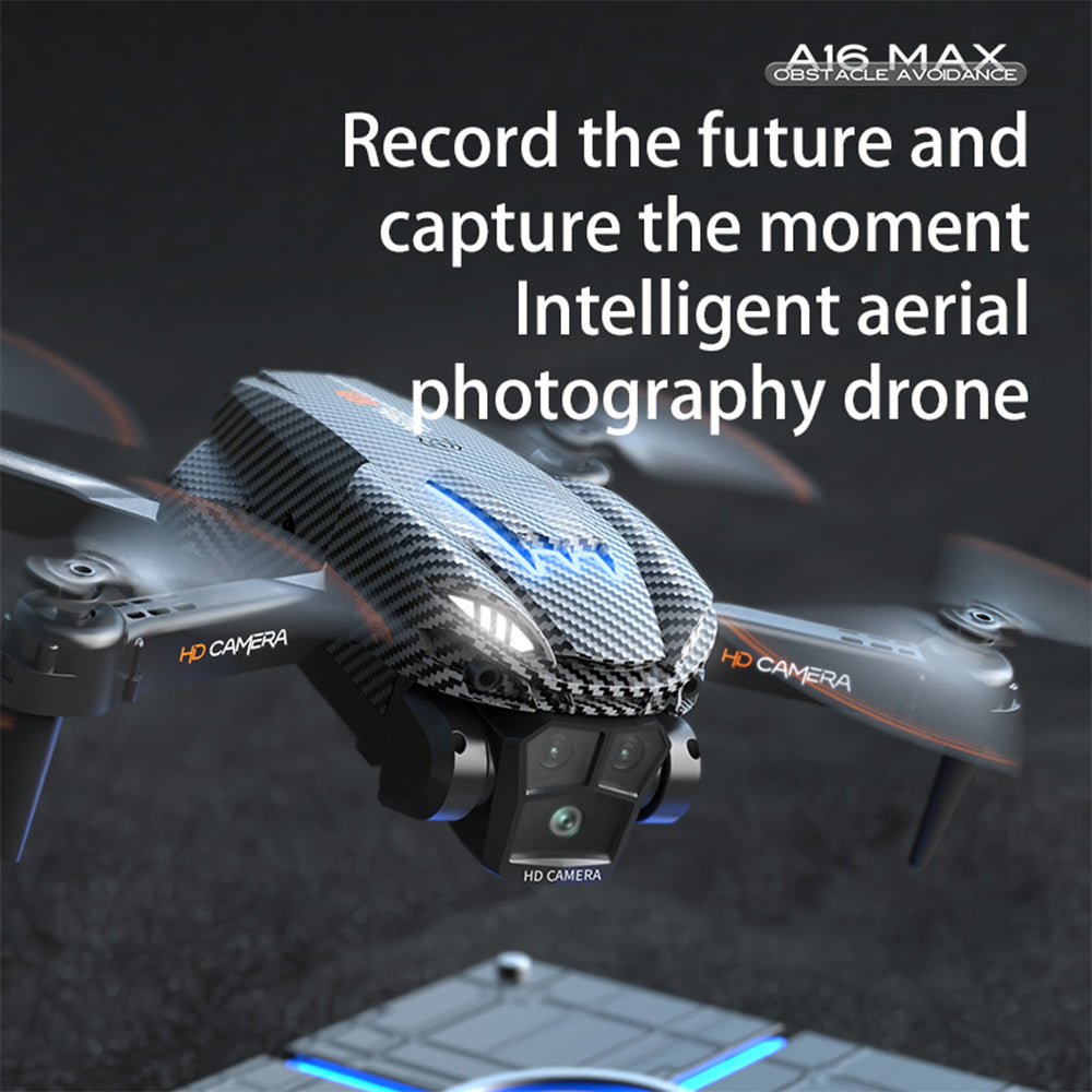 A16 Optical Flow Drone with Triple Camera, Obstacle Avoidance, and Remote Control