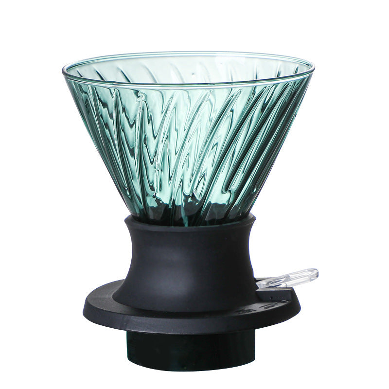 Glass Coffee Pot Infuser Hand Flushing Appliance Filter Cup