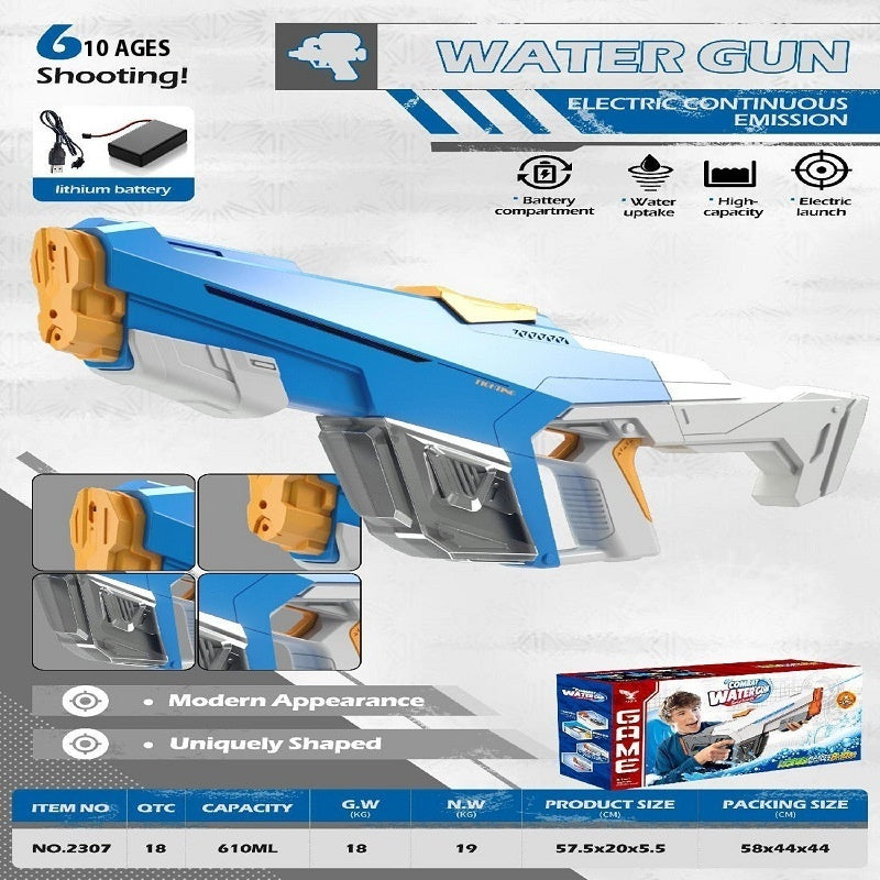 AMT One-Click Water Gun Toy with Large Capacity and Long Rang
