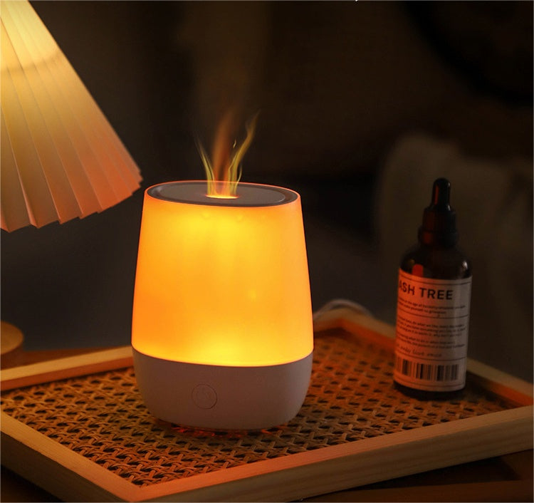 Flame Simulation Aromatherapy Humidifier USB