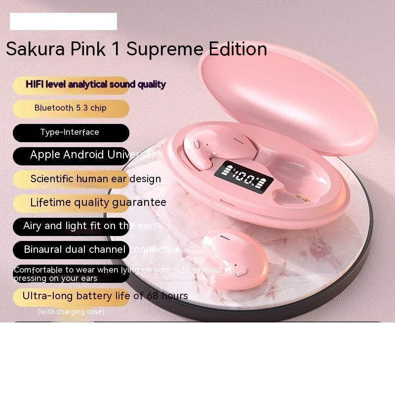 True Wireless Bluetooth Bone Conduction Headset Non In-ear