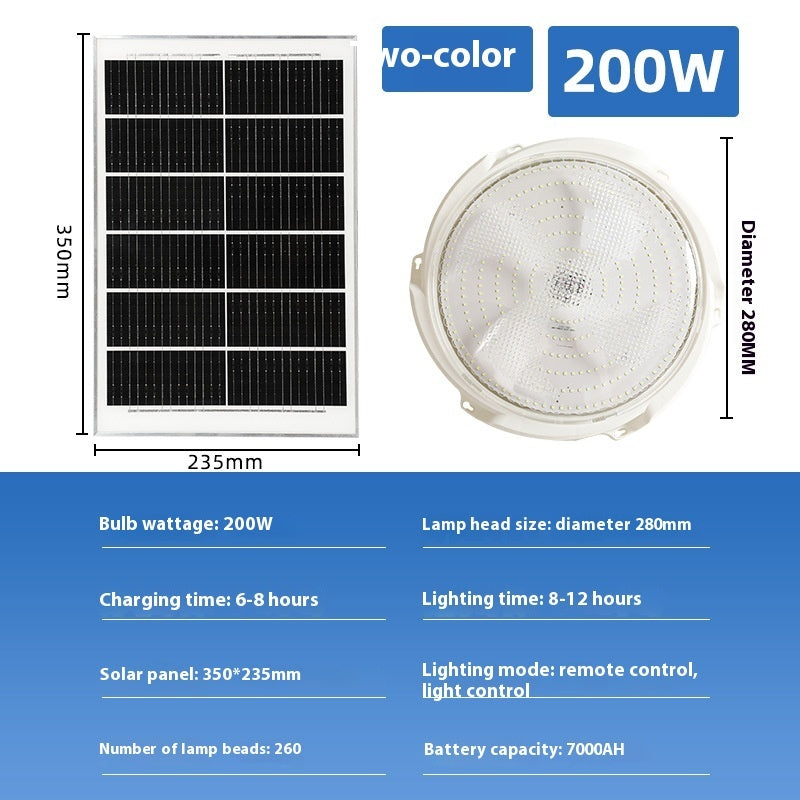 Solar Ceiling Lamp LED Indoor And Outdoor Lighting