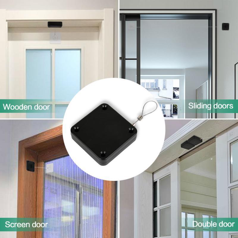 Automatic Electric Sensor Door Closer with Adjustable Speed and Punch-free Installation