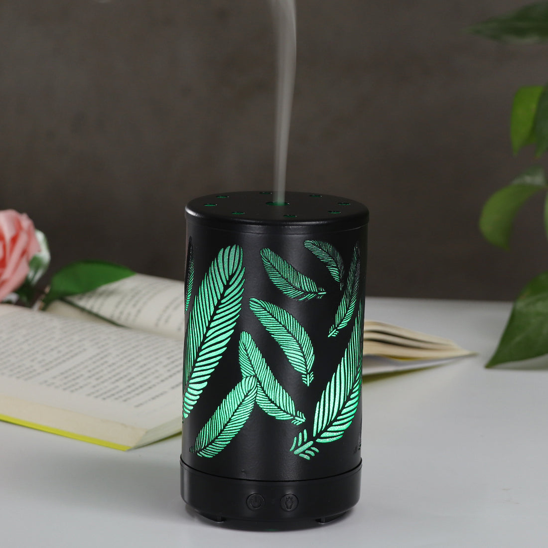 Feather wrought iron aromatherapy machine