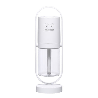 Magic Shadow USB Air Humidifier with Projection Night Lights, Ultrasonic Car Mist Maker, and Mini Office Air Purifier