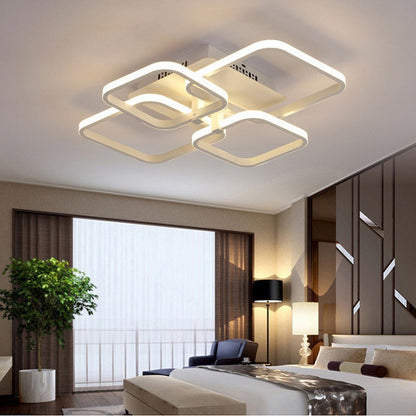 Modern Square Table Lamp for Living Room, Bedroom, Dining