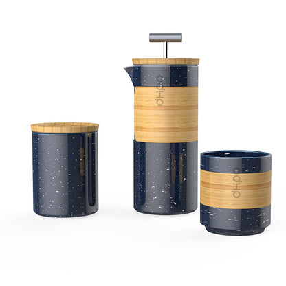 Simple And Portable Travel Ceramic Pressure Pot Coffee Appliance