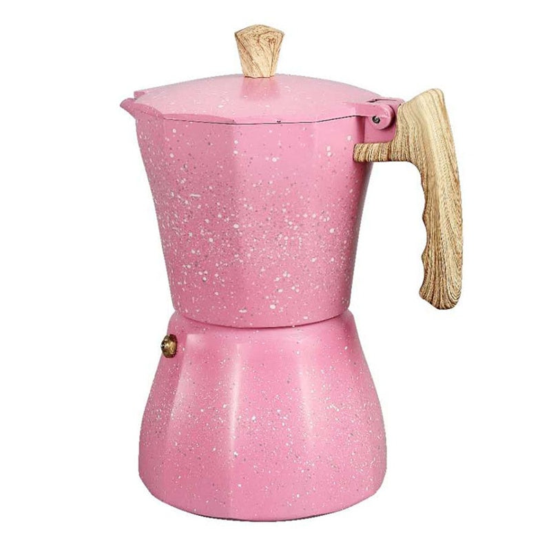 European Style Aluminum Coffee Pot Turkish Octagonal Coffee Cup