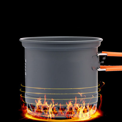 Widesea Camping Cookware Outdoor Cooking Set Heat  Cooker 