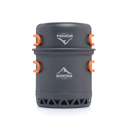 Widesea Camping Cookware Outdoor Cooking Set Heat  Cooker 
