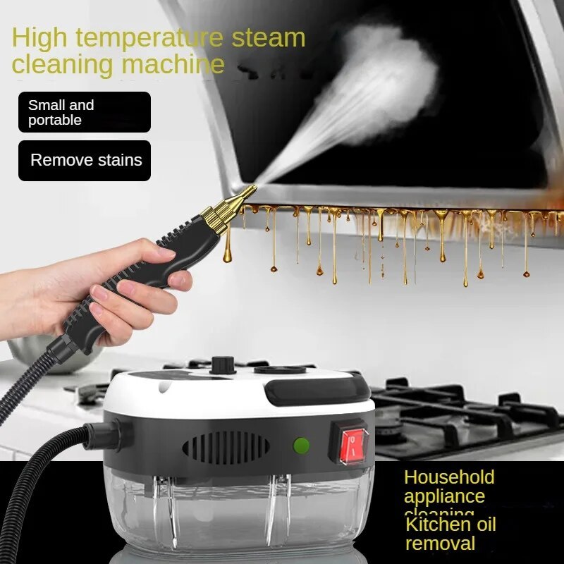 High-Pressure Steam Cleaner for Kitchen and Range Hood Oil Stains