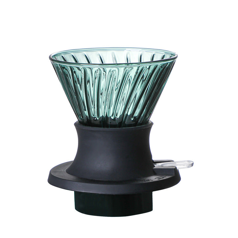 Glass Coffee Pot Infuser Hand Flushing Appliance Filter Cup