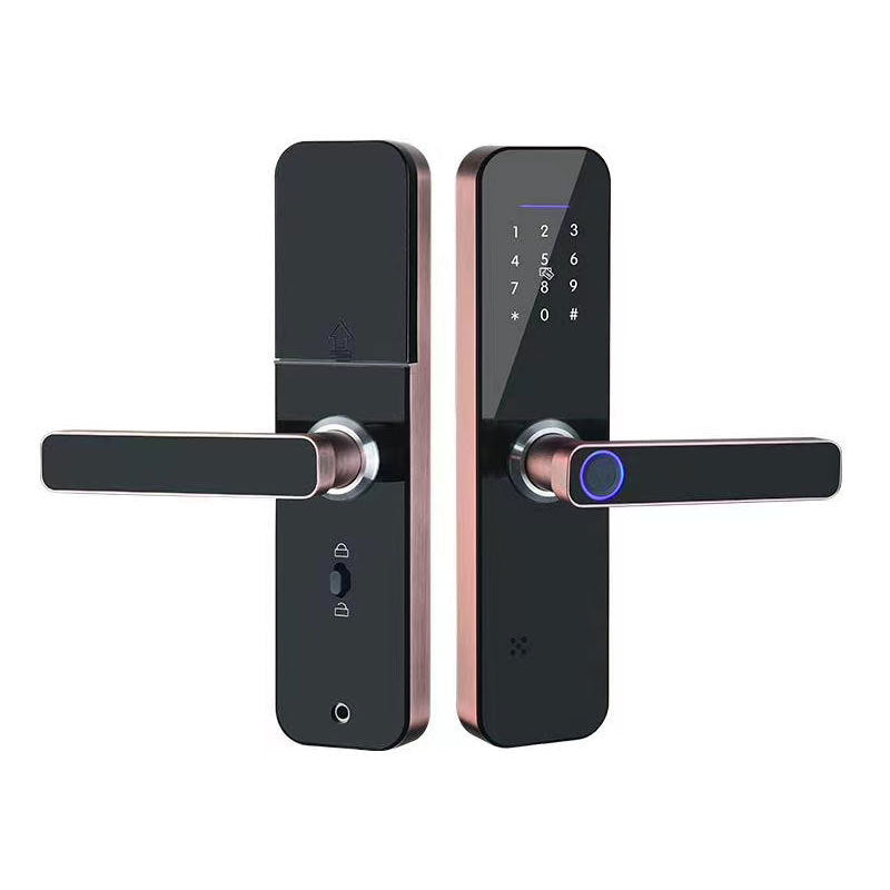 Apartment Office Wooden Door Electronic Fingerprint Lock with WiFi and TTLOCKAPP Integration&quot;