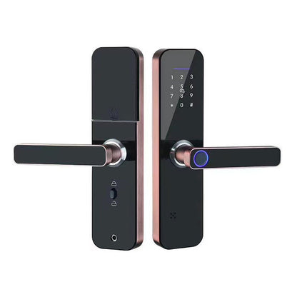 Apartment Office Wooden Door Electronic Fingerprint Lock with WiFi and TTLOCKAPP Integration&quot;