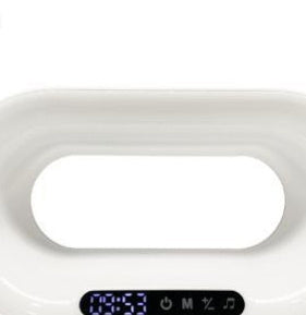 Smart 3-in-1 LED Night Light, APP Control RGB Desk Lamp, Wireless Charger, and Alarm Clock